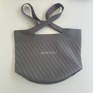 Kokolu Daily Eight Tote Bag In Mist Grey 100% Recycled Plastic Sustainable Bag